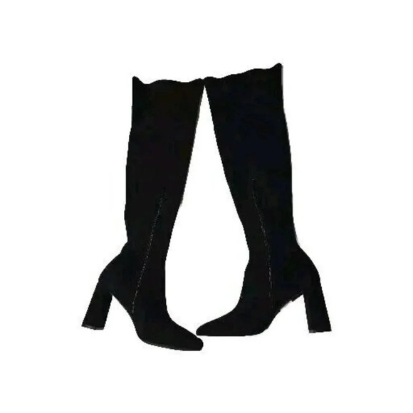 Jeffrey Campbell Shoes - Jeffrey Campbell Parisah-2 Boots Women’s Size 9.5 Black Over the Knee Heel Boots
